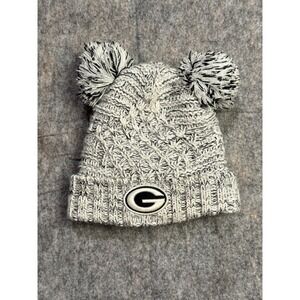 Green Bay Packers Child Knit Hat Pom Pom Ear Warmers NFL New Era